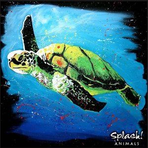 NEW! Original Canvas Painting - Sea Turtle